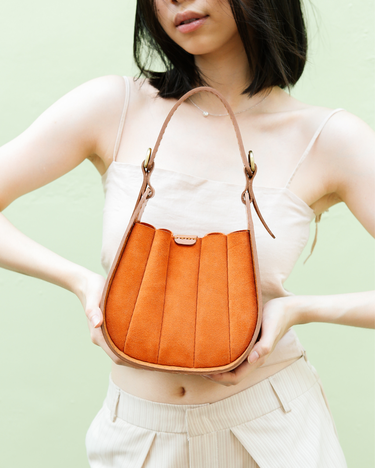 Pumpkin Mini Tan/Orange