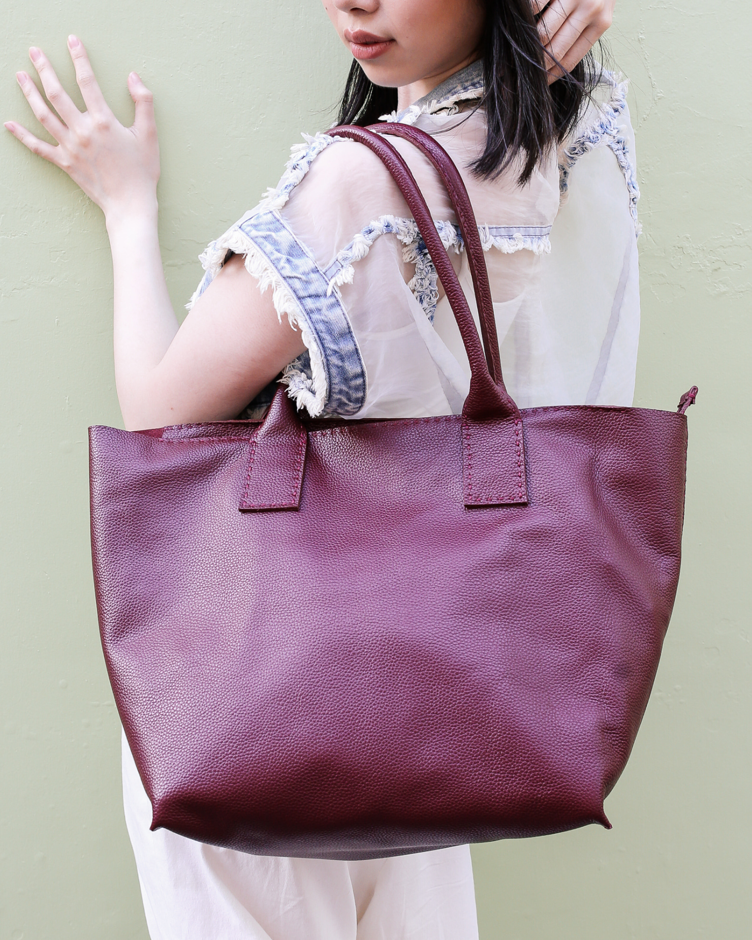 H-Tote Burgundy